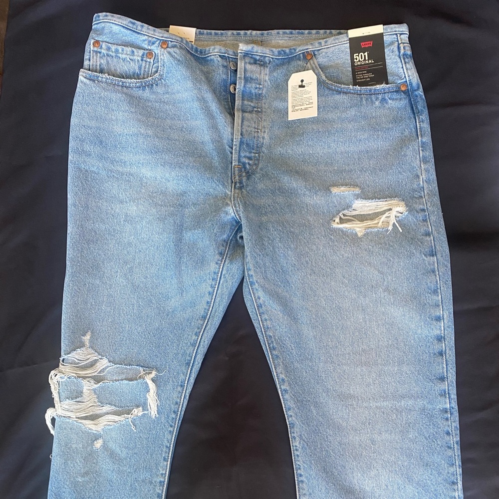NWT Levi 501 Mini Waist Jeans